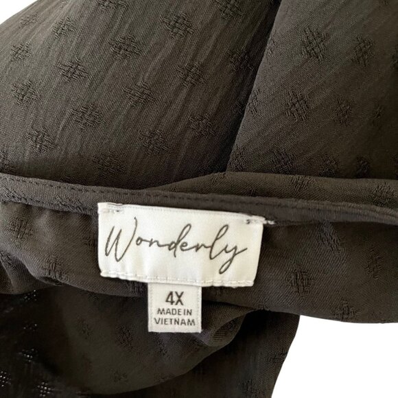 Wonderly Women's Size 4X Blouse - Picture 4 of 5